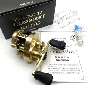Carrete de baitcasting Shimano 21 CALCUTTA CONQUEST 101HG casi nuevo [deber incluido en EE. UU.] - Imagen 1 de 24
