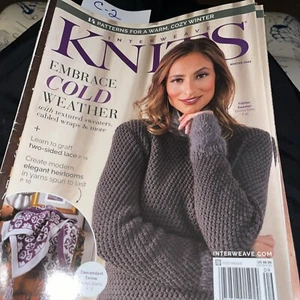 Interweave Knits magazine Winter 2022 Issue ,14 Winter Patterns. T-365 - Picture 1 of 3