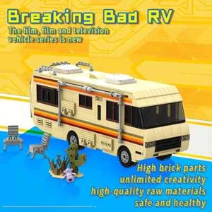 BREAKING BAD ¤ Le Camping Car de Walter White  ¤ Construction 734 Pièces ¤ NEUF - Picture 1 of 7