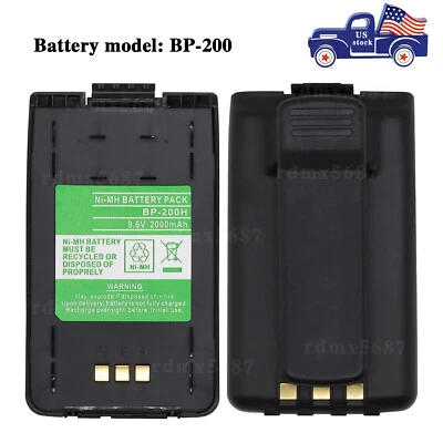 Reemplace la batería de níquel para radio Icom IC-A5, IC-T81E, IC-T81HP, BP-200H BP-200 Foto 1 de 4