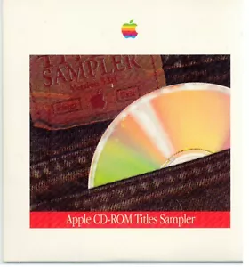 ITHistory (1992) APPLE Software: CD-ROM TITLES SAMPLER (CD) Q - Picture 1 of 3