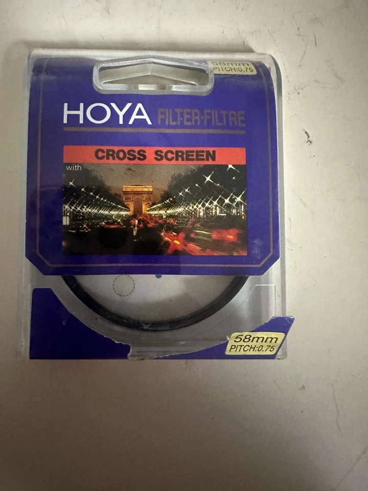 58mm HOYA Cross Screen - Image 1 of 1
