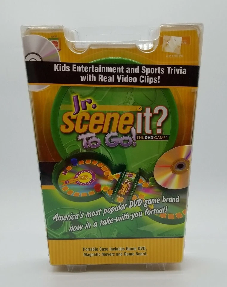 Jr. Scene It? To Go The DVD Game Portable Case Travel Edition Brand New in Box - Image 1 of 4