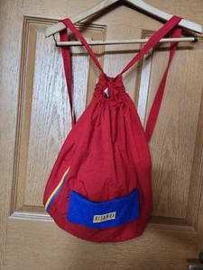 Vintage 80s 90s Gitano Lightweights Cinch Top Backpack Waterproof Zipper Pocket - Picture 1 of 11
