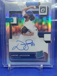 2021 Optic Rated Rookie Auto Silver Prizm Andre Jackson Los Angeles Dodgers - Bild 1 von 1