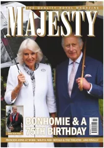 Majesty The Quality Royal Magazine Vol.44 No.11 BONHOMIE & A 75TH BIRTHDAY - Picture 1 of 3