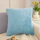 Plain Fluffy Classic Comfy Cushion Cover Throw Pillow Case Bed Sofa Decor 45*45⊱