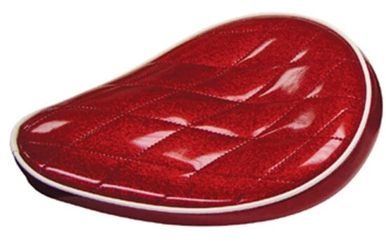 Sillín de asiento rojo vintage Solo Springer para Harley Chopper Bobber 27054 Foto 1 de 2