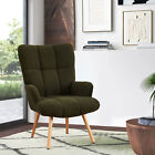 Luxurious Teddy Velvet Accent Chair High Back Chair Modern Accent Chair Soft