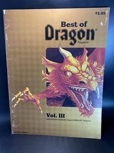 1983 BEST OF DRAGON VOL III, TSR DRAGON Magazine (como se ve en Stranger Things) - Imagen 1 de 10