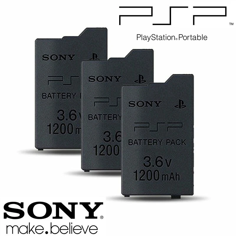 Genuine SONY PSP-S110 2000 3000 Slim A502 CONSOLE 3.6v 1200mAh PSP BATTERY - Image 1 of 4