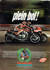 publicit Advertising 0423  1980  Honda  moto  anne CB 900  plein le bol