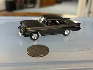 M2 Machines Flat Black 1957 Chevy Bel Air Gasser - Picture 1 of 9