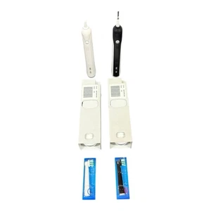 Oral-B Pro 1000 Spazzolino Elettrico Twin Pack Nero/Bianco Scatola Aperta Mai Usato - Foto 1 di 8