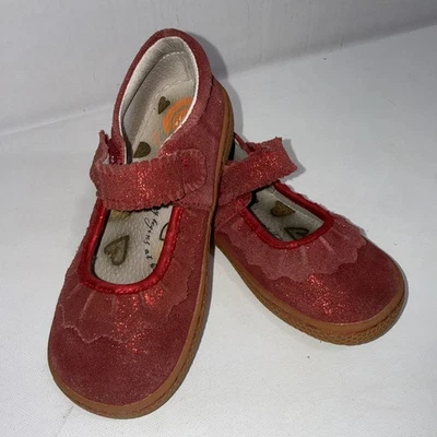 Sapatos Livie & Luca Criança Ruche Clássico MaryJane Vermelho Glitter Férias Brilhante 12 - Imagem 1 de 4