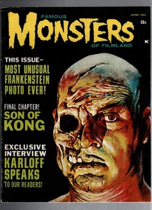 Famous Monsters of Filmland Magazine JUNE 1963 VG Cond MORE LISTED L@@K! VINTAGE - Picture 1 of 2
