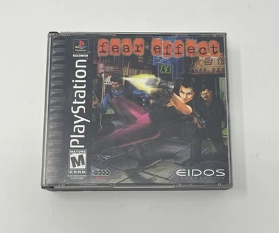 Fear Effect (PS1 2000) Authentic 4 Disc Set Tested & Working PlayStation Game - Image 1 of 4