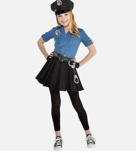 NEU Cop Cutie 2 Polizist Mädchen blau Verkleidung Halloween Kostüm S 4-6 - Bild 1 von 1