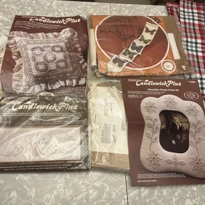 DE COLECCIÓN 4~Paragon Open Candlewick Plus~Kits de punto de cruz/bordado como están - Imagen 1 de 10