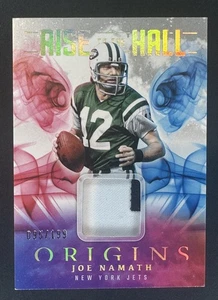 2025 Panini Origins  Joe Namath Rise To The Hall Memorabilia Patch /199 - Picture 1 of 2