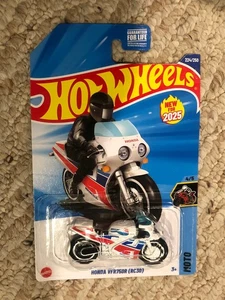 Hot Wheels - Moto - Honda VFR 750R RC30  - 224/250  4/5 New for 2025 - Picture 1 of 2