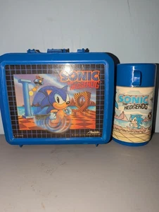 Sonic the Hedgehog Brotdose und Thermoskanne Aladdin Vintage - Bild 1 von 7