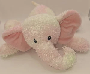 Peluche Baby Gund Sprinkles 5824 rosa blanco amarillo chenilla elefante Lovey 9" - Imagen 1 de 7