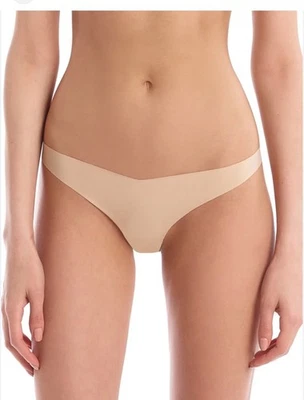 Commando Classic Original Raw Hem Toffee Thong Panty Luxury Breathable M/L NWT - Image 1 of 4
