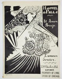 Manuel de Falla El Amor Brujo / L'amour Sorcier Sheet Music Piano & Voice - Picture 1 of 4