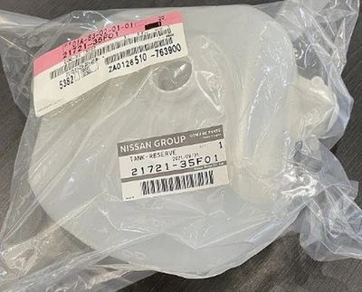 Nissan Genuine OEM 21721-35F01 Radiator Reservoir Tank S13 240SX - Image 1 of 4