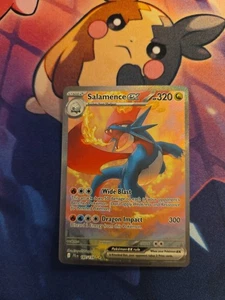 2025 Pokemon Scarlet & Violet Journey Together #187 Salamence ex SIR - Picture 1 of 2