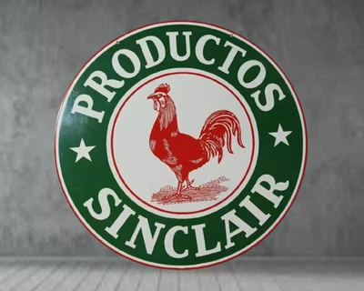 Sinclair Productors  Porcelain Enamal Heavy Metal Double Side - Image 1 of 2