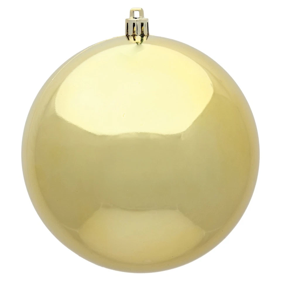 Vickerman 6" Ball Ornament, 4 per Bag - Image 1 of 1