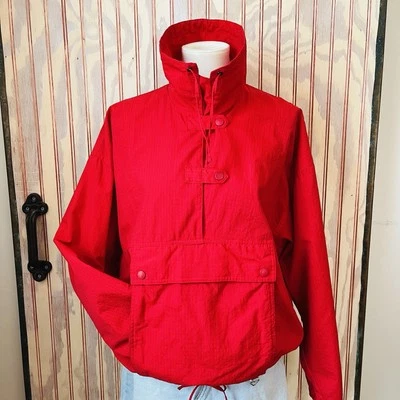 Chaqueta Pullover Obermeyer Charlotte Mujer Talla 8 Rojo Nylon Cortavientos Esquí Foto 1 de 4