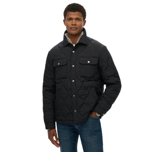 Superdry Surplus Liner Overshirt - Jet Black - Foto 1 di 2