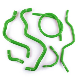 Silicone Heater Coolant Hoses kit for HONDA Civic D17 1.7L 2001-2005 03 Green - Picture 1 of 6