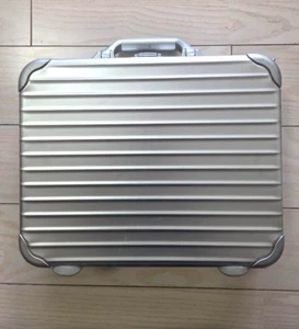 Rimowa Aluminum Attache Case Silver Briefcase Business - Picture 1 of 5
