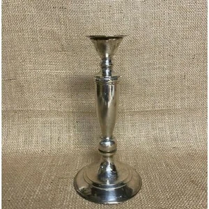 Villeroy & Boch 9" Silver Traditional Colonial Candleholder - Picture 1 of 6