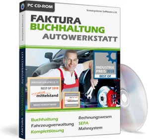 Werkstatt Software, Kfz Autowerkstatt Programm,Rechnungsprogramm,Buchhaltung,EDV - Bild 1 von 11