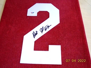 RUDI JOHNSON Signed Full Size Bengals Jersey Number 2 only -PSA Authenticated - Picture 1 of 2