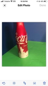 Coca-Cola aluminium bottle 8.5Fl Oz NEW YORK, Statue Of Liberty 2015 edition - Picture 1 of 5