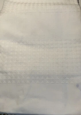 🧷 CORTINA DE DUCHA CON INSERCIÓN DE GOFRE DE UMBRAL, BLANCA 72”x72”🆕 Foto 1 de 3