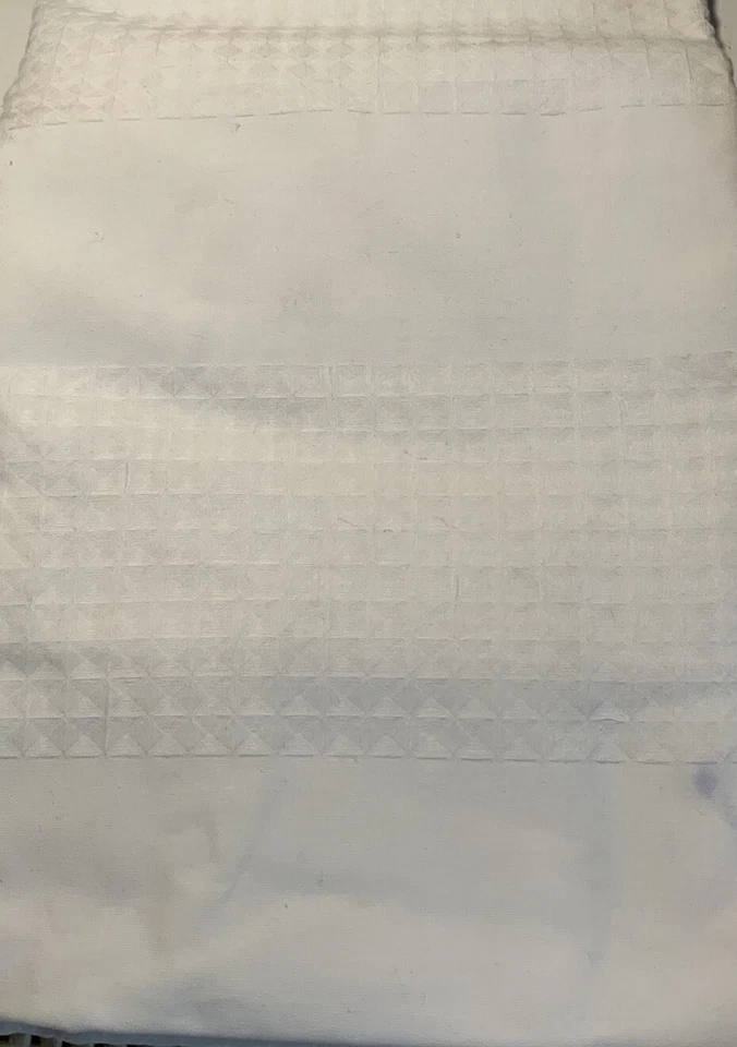 🧷 CORTINA DE DUCHA CON INSERCIÓN DE GOFRE DE UMBRAL, BLANCA 72”x72”🆕 Foto 1 de 3