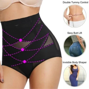Ropa interior de cintura alta para mujer control de abdomen modelador corporal levantador de glúteos pantalones prendas moldeadoras - Imagen 1 de 15