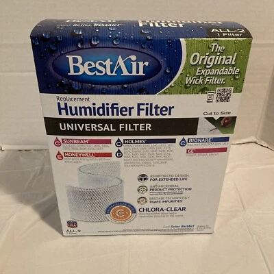 Best Air UNIVERSAL Replacement Humidifier Filter ALL-2 Cut to size Wick NEW  - Image 1 of 4