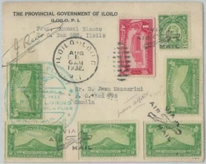 74174 - PHILIPPINES - Postal History - FIRST FLIGHT COVER signed by PILOT 1932 - Picture 1 of 1