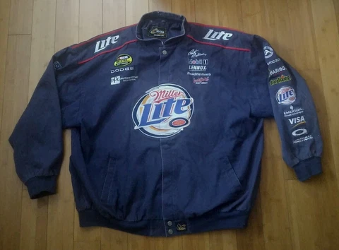 VTG Chase Authentics Miller Lite 4XL Jacket Coat NASCAR Rusty Wallace Cover