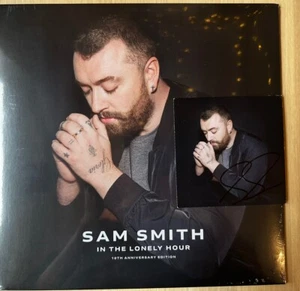 Sam Smith Hand Signed In The Lonely Hour Vinyl Record LP Card Insert. Sealed New - Picture 1 of 4