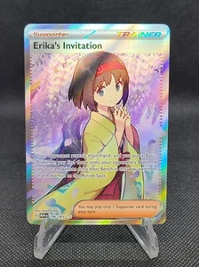 2023 Pokemon 151 Card 196/165 Erika's Invitation Full Art Trainer FA English - Picture 1 of 2
