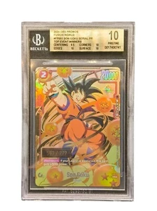 BGS 10 2024 Dbs Promos Fusion World Son Goku Serial Top Event Winners FP-001 - Picture 1 of 2